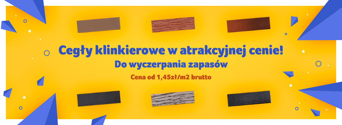 Cegły klinkierowe w atrakcyjnej cenie